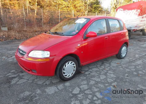 2008 Chevrolet Aveo 5 Ls из США, поврежденный, VIN KL1TD66628B101483